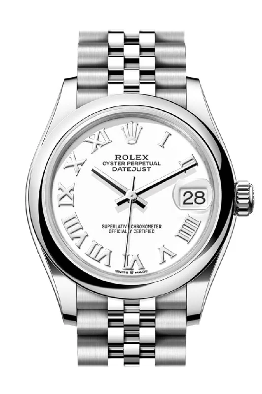 Luxury Brand Automatic Watches for MenRolex Datejust 31 White Roman Dial Jubilee Ladies Watch 278240 278240-0004