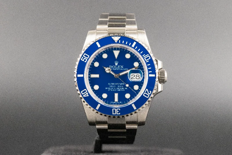 Digital Watches with Timer FunctionRolex<br>116619LB Submariner 'Smurf'