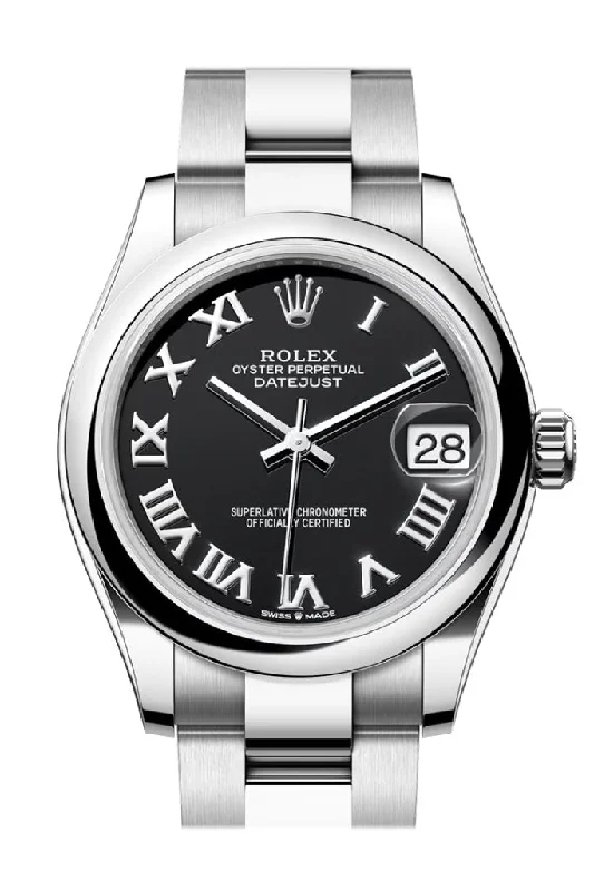 Watches with Matte Finish Cases for a Sophisticated LookCopy of Rolex Datejust 31 Black Roman  Dial Oyster Ladies Watch 278240 278240-0001