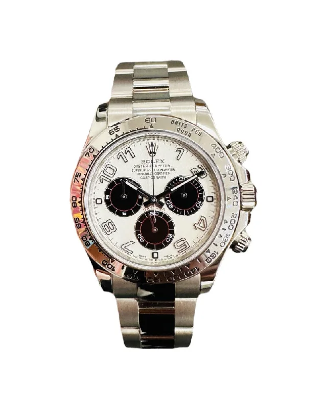 Mechanical Watches with Hand-Winding MechanismRolex Daytona 116509 Cosmograph White Gold Panda Box and Papers PreOwned