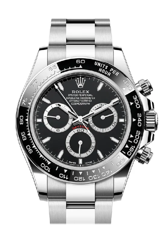 Classic Style Watches for Timeless AppealRolex Daytona 40 Black Dial Stainless Steel Mens Watch 126500LN