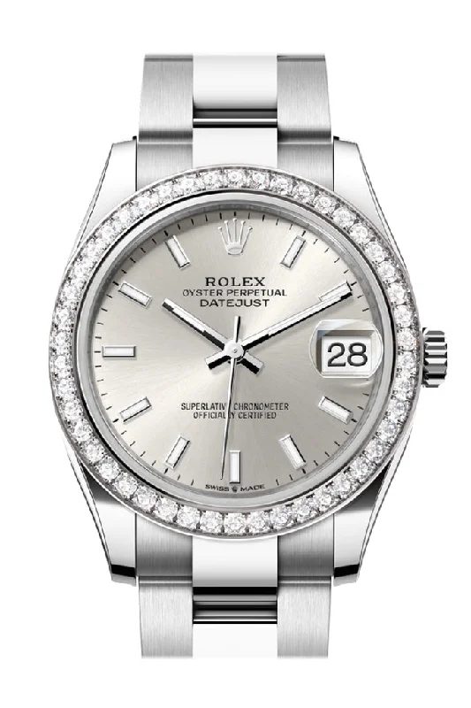 Watches with Matte Finish Cases for a Sophisticated LookRolex Datejust 31 Silver Dial Ladies Watch 278384RBR 278384RBR-0015