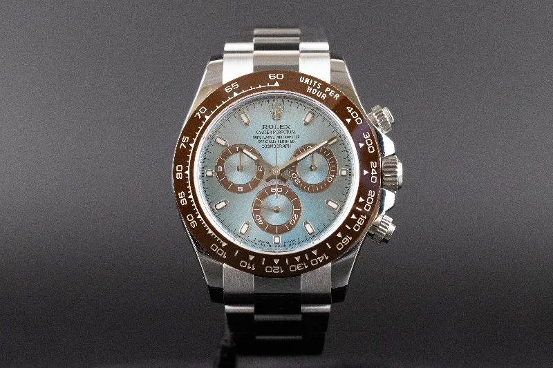 Watches with Dauphine-Style Hands for an Elegant LookRolex<br>116506 Daytona Platinum Ceramic 50th Anniversary