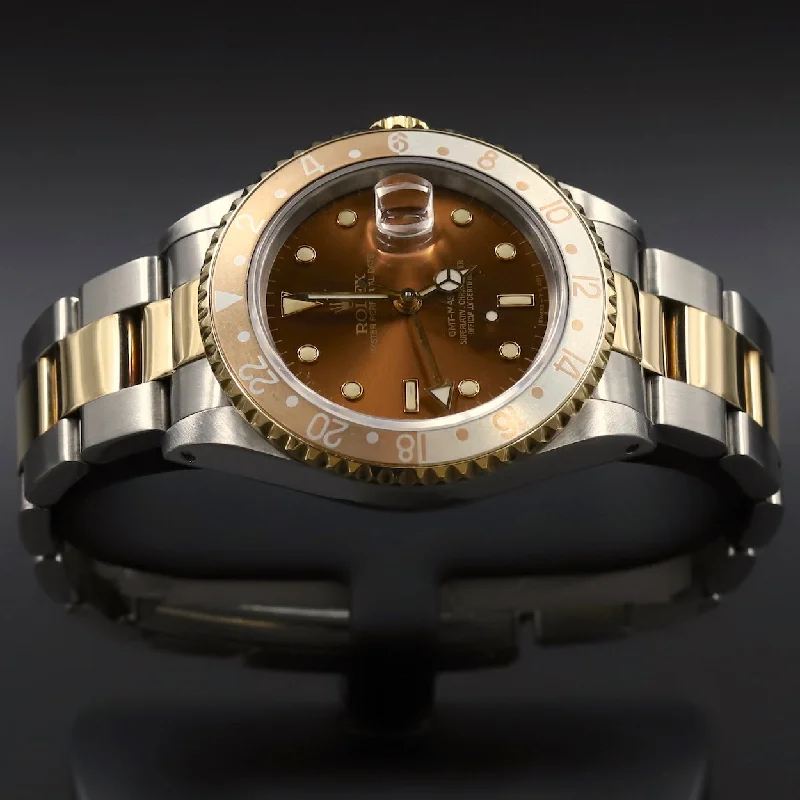 Outdoor Adventure Watches with CompassRolex<br>16713 GMT Master II 'Root Beer'