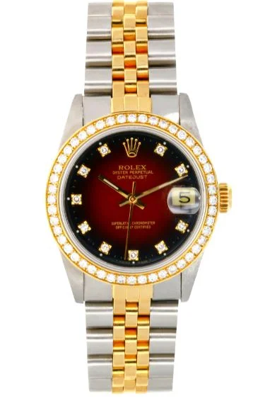 Classic Style Watches for Timeless AppealROLEX DATEJUST 36MM (1994) (CUSTOM DIAMOND BEZEL/ FACTORY DIAMOND DIAL)