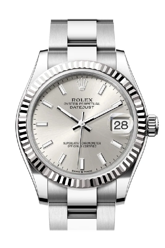 Analog-Digital Hybrid Watches for Dual FunctionalityRolex Datejust 31 Silver Dial Fluted Bezel Ladies Watch 278274 278274-0011