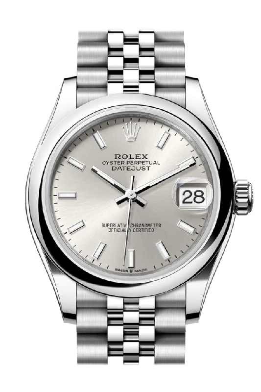 Vintage Style Mechanical Watches for CollectorsRolex Datejust 31 Silver Dial Jubilee Ladies Watch 278240 278240-0006