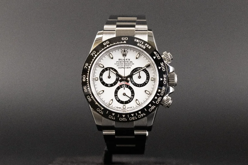 Watches with Braided Straps for a Handmade TouchRolex<br>116500LN Daytona Ceramic White Dial