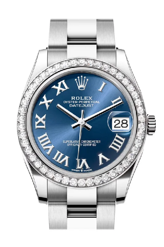 Retro-Inspired Quartz Watches for Retro LoversRolex Datejust 31 Blue Roman Dial Ladies Watch 278384RBR 278384RBR-0038