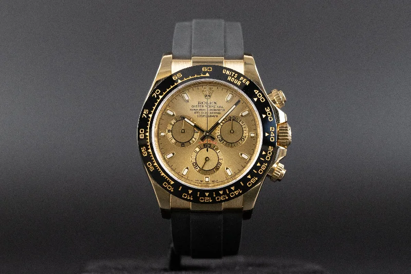 Women’s Dress Watches with Elegant StrapsRolex<br>116518LN Daytona Oysterflex Champagne Dial