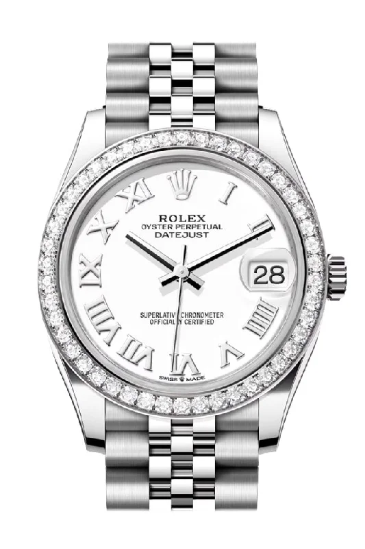 Dressy Watches for Evening EventsRolex Datejust 31 White Roman Dial Jubilee Ladies Watch 278384RBR 278384RBR-0014