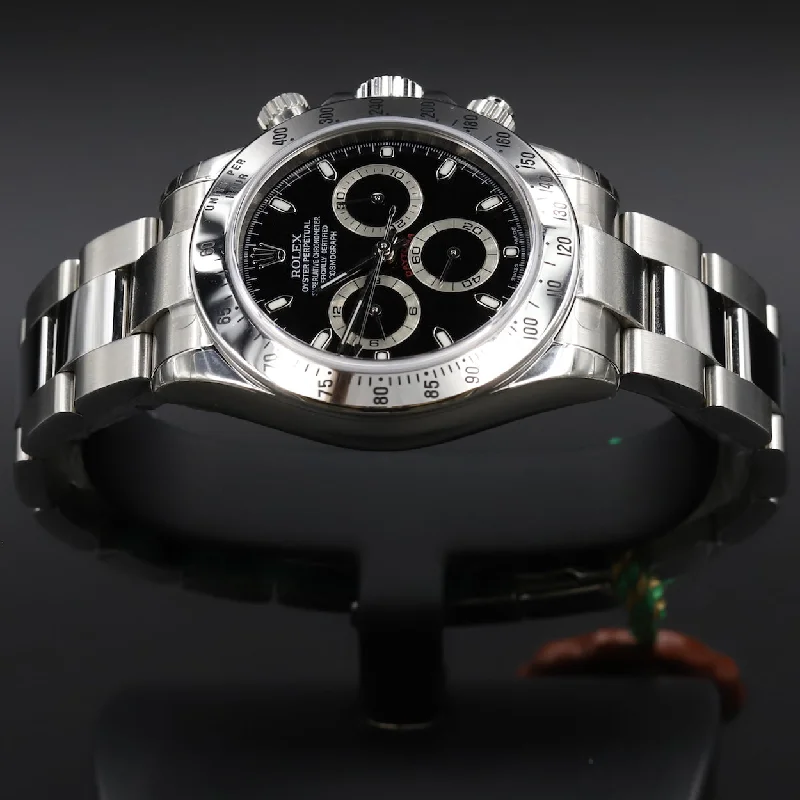 Watches with Dauphine-Style Hands for an Elegant LookRolex<br>116520 Daytona Black Dial