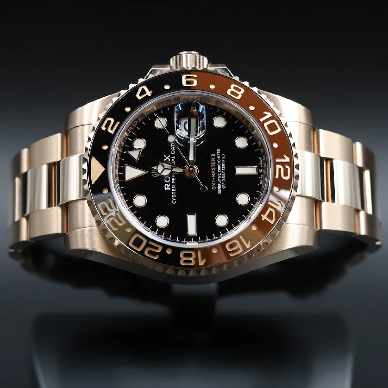 Wristwatches with Second Time Zone FeatureRolex<br>126715CHNR GMT Master II 'Root Beer'