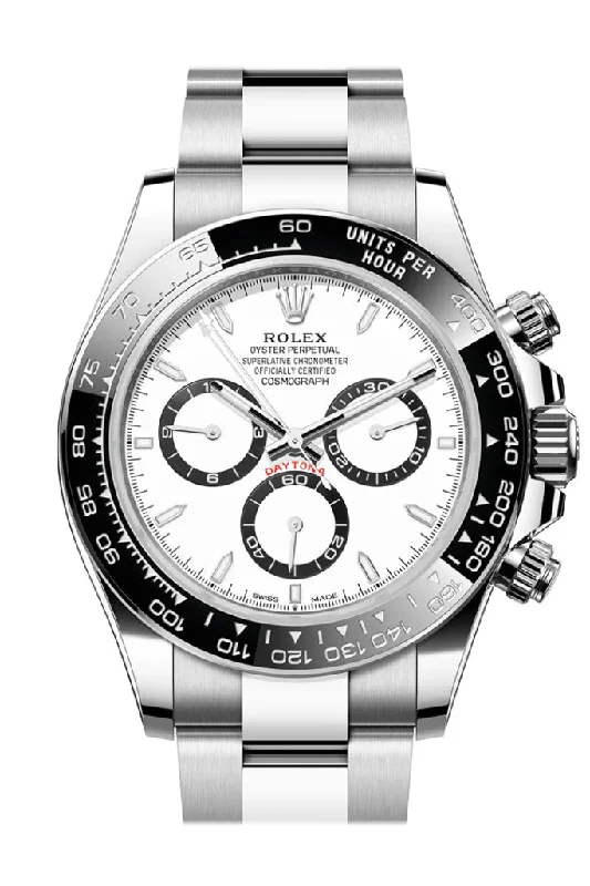 Traveler’s Watches with World Time FunctionRolex Daytona 40 White Dial Stainless Steel Mens Watch 126500LN