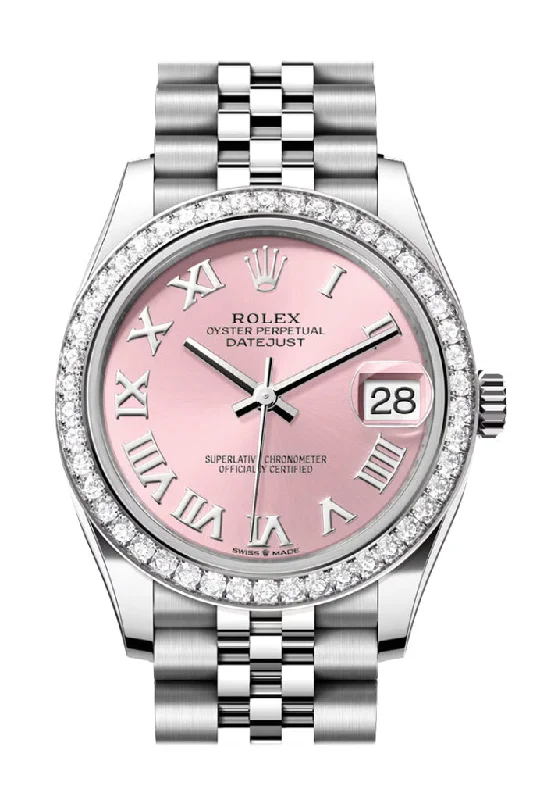 Casual Watches for Weekend OutingsRolex Datejust 31 Pink Roman Dial Jubilee Ladies Watch 278384RBR 278384RBR-0024