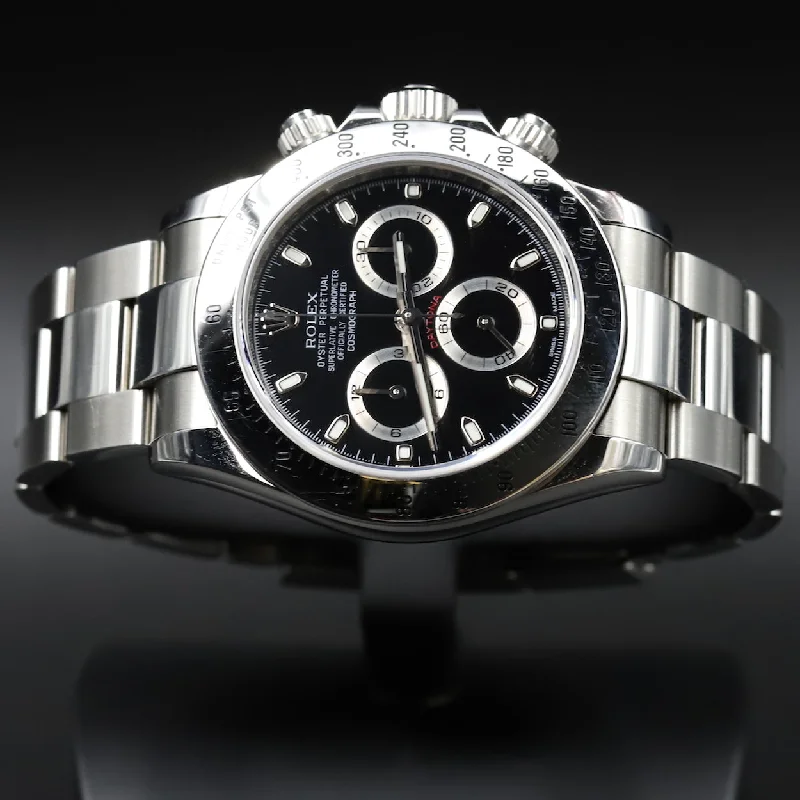 Designer Brand Watches with Unique Dial PatternsRolex<br>116520 Daytona Black Dial