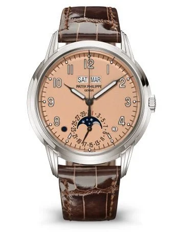 Watches with Two-Tone Cases for a Stylish AppearancePatek Philippe Perpetual Calendar Grand Complications Salmon Dial Perpetual Calendar (Reference # 5320G)