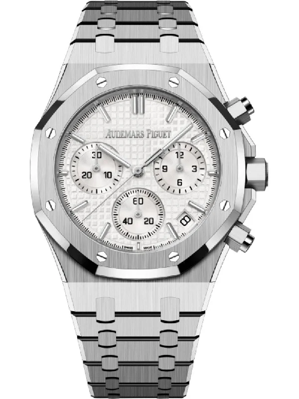 Diamond-Encrusted Luxury Watches for Special OccasionsAudemars Piguet Royal Oak Chronograph White Dial 26240ST.OO.1320ST.07