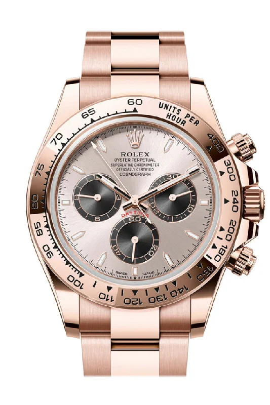 Budget-Friendly Quartz Watches for StudentsRolex Daytona 40 Sundust and bright Black Dial Rose Gold Mens Watch 126505