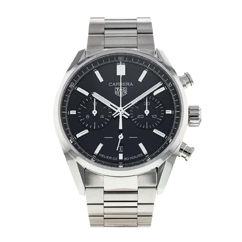 Watches with Braided Straps for a Handmade TouchTag Heuer Men's CBN2010.BA0642 Carrera  Chronograph Stainless Steel Watch