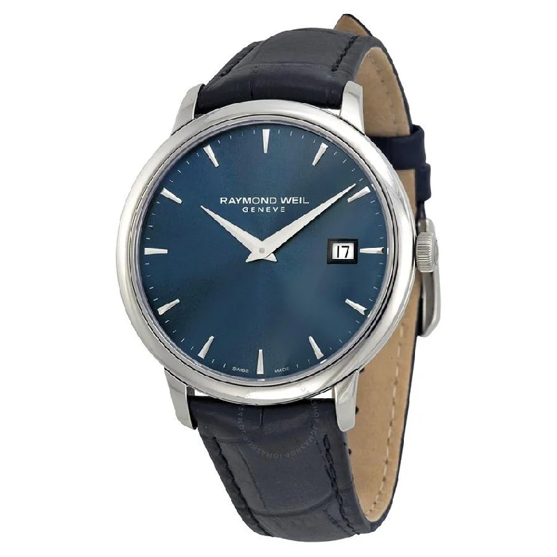 Watches with Two-Tone Cases for a Stylish AppearanceRaymond Weil Men's 5488-STC-50001 Toccata Black Leather Watch