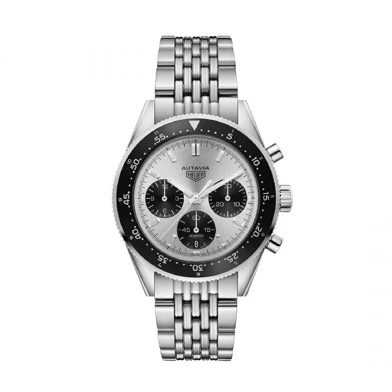 Luxury Brand Automatic Watches for MenTag Heuer Men's CBE2111.BA0687 Heritage Chronograph Stainless Steel Watch