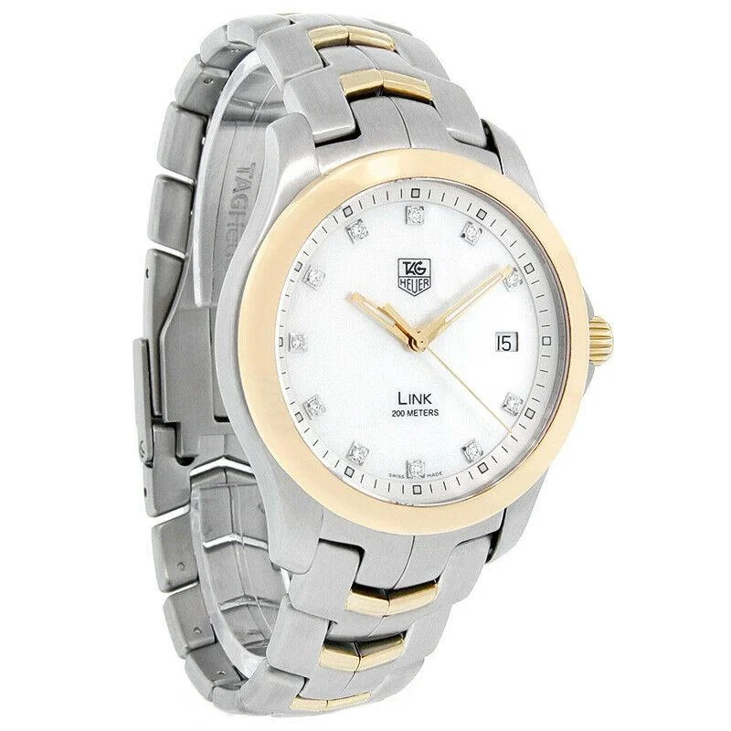 Watches with Sword-Style Hands for a Distinctive LookTag Heuer Men's WJF1153.BB0579 Link Two-Tone Stainless Steel Watch