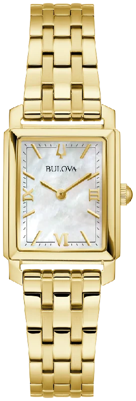 Ceramic Cased Watches with Mother-of-Pearl DialsBULOVA SUTTON 97L177