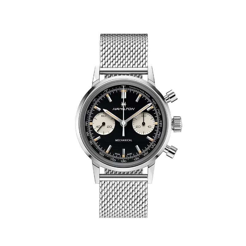 Watches with Silicone Straps for a Soft FeelHamilton American Classic Intra-Matic Chronograph H