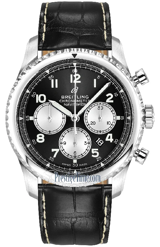 Watches with Multiple Time Zone DisplaysBreitling Navitimer 8 Chronograph Stainless Steel