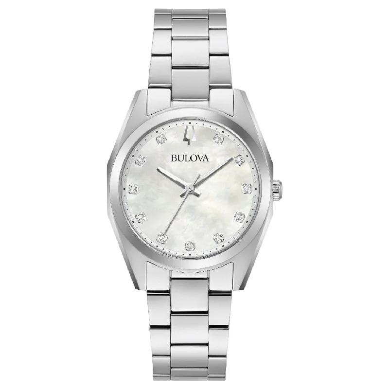 Watches with Multiple Time Zone DisplaysBulova - Ladies Classic Surveyor Silver - 96P228