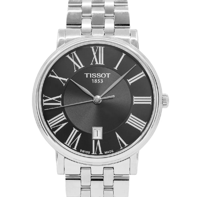 Stainless Steel Dress Watches for BusinessmenTissot Men's T122.410.11.053.00 Carson Premium Quartz