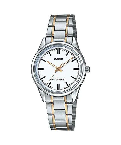 Stainless Steel Mesh Strap Watches for a Sleek LookCasio LTP-V005SG-7A Two Tone Stainless Steel Strap Watch for Women