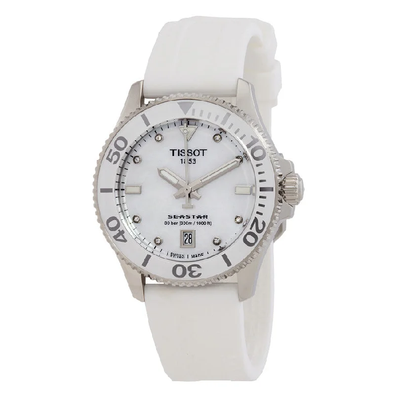 Watches with Multiple Time Zone DisplaysTissot T120.210.17.116.00 Seastar 1000 - 36 mm Quartz