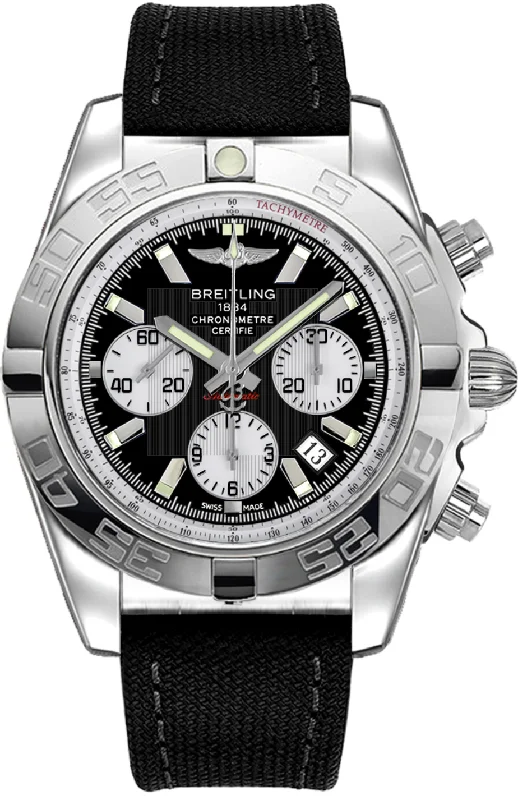 Watches with Engraved Dials for PersonalizationBreitling Chronomat 44 Black Dial