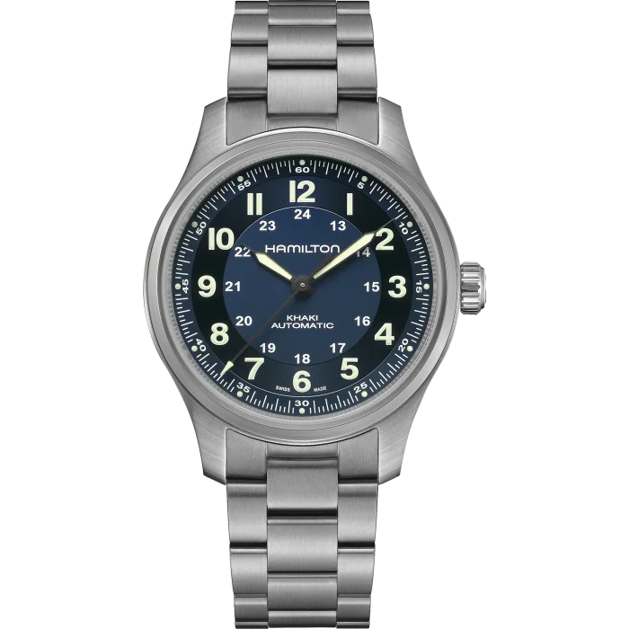 Dressy Watches for Evening EventsKhaki Field Titanium Auto
 H70545140