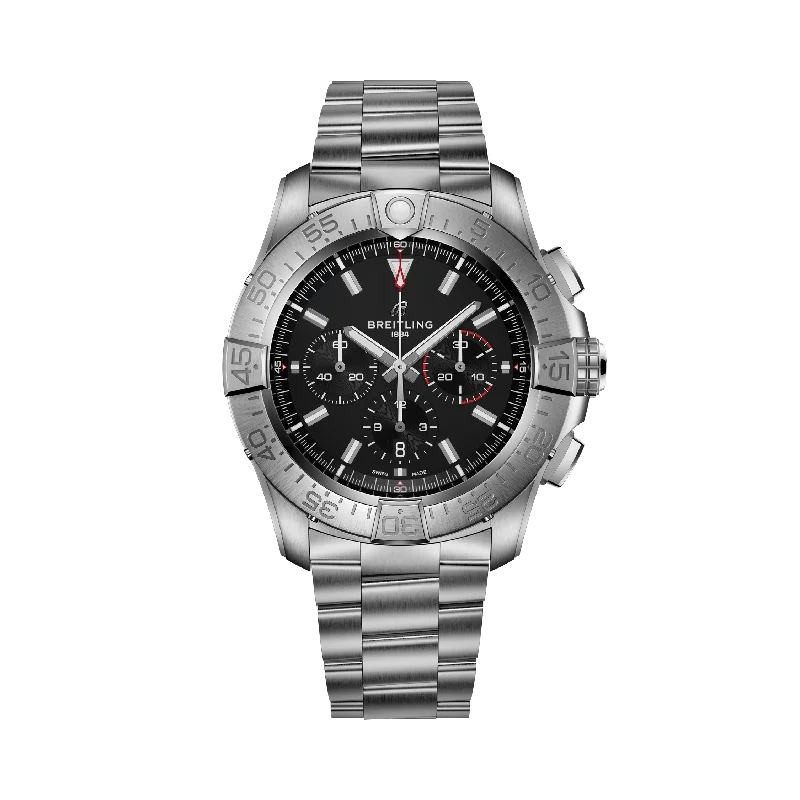 Watches with Embossed Dials for a Textured LookBREITLING Super Avenger B01 Chronograph 46 EB0148101B1E1