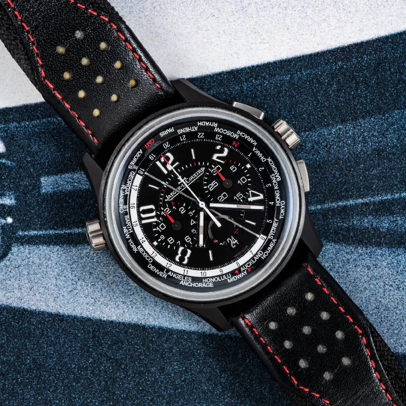 Wristwatches with Second Time Zone FeatureJaeger-LeCoultre Amvox 5 World Chronograph