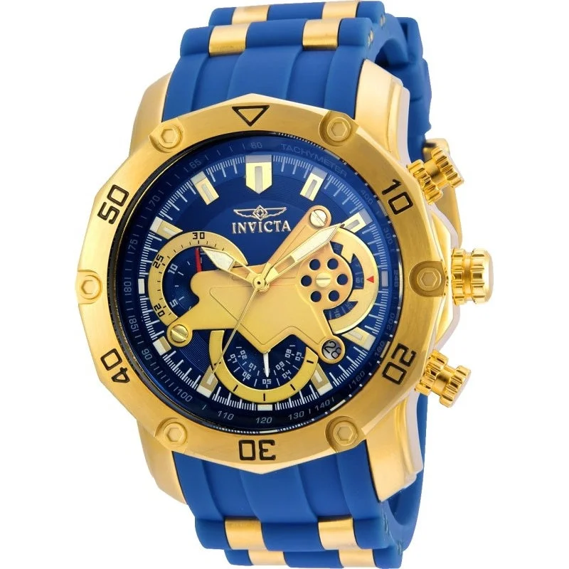 Retro-Inspired Quartz Watches for Retro LoversInvicta Pro Diver Quartz Scuba Blue Dial Men's Watch 22798