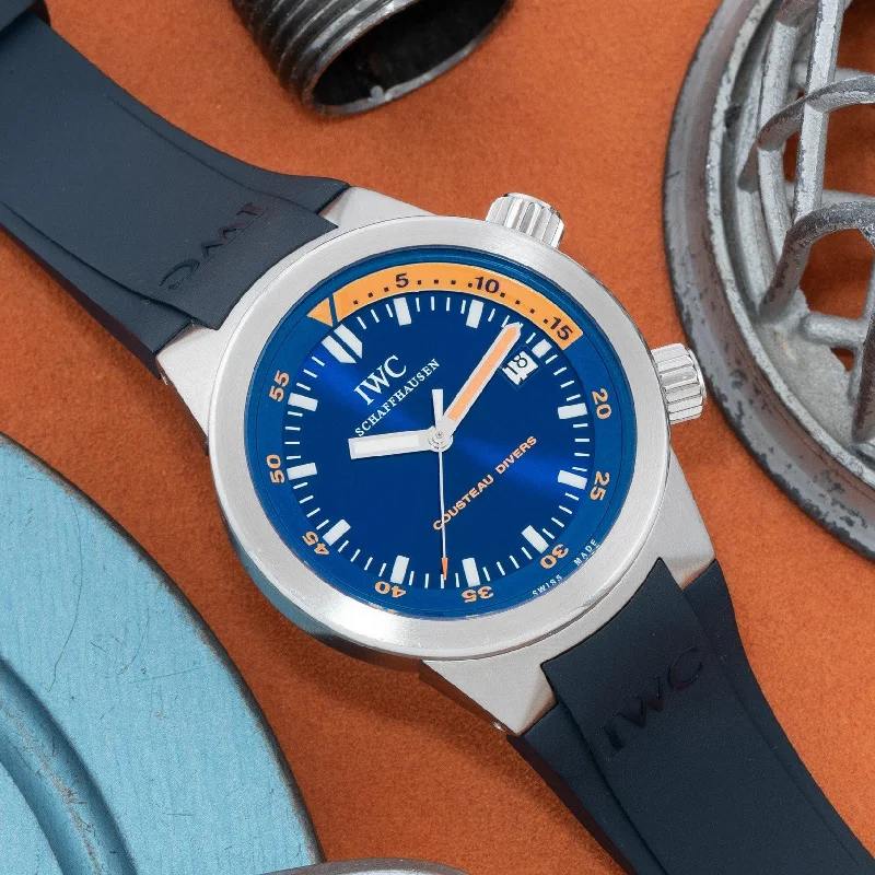 Ceramic Cased Watches with Mother-of-Pearl DialsIWC Aquatimer Cousteau Divers Limited Edition