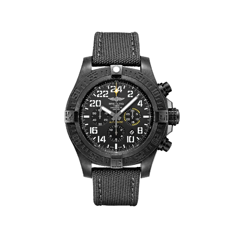 Luxury Quartz Watches with High-End MovementsBreitling Avenger Hurricane Black 50mm Dial