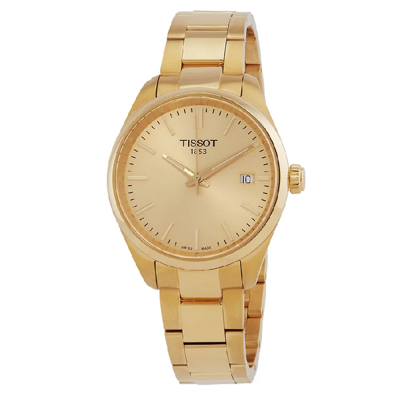 Watches with Rose Gold Plated Cases for a Feminine TouchTissot Men's T150.210.33.021.00 PR 100 - 34 mm Quartz