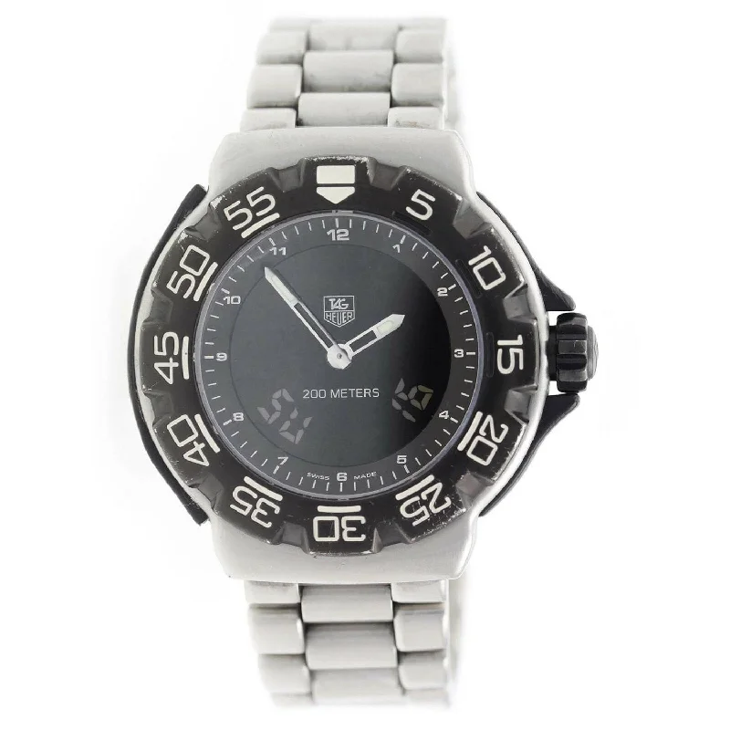 Watches with Rubber Straps for Comfort and DurabilityTag Heuer Men's CAC111D.BA0850 Formula 1 Stainless Steel Watch