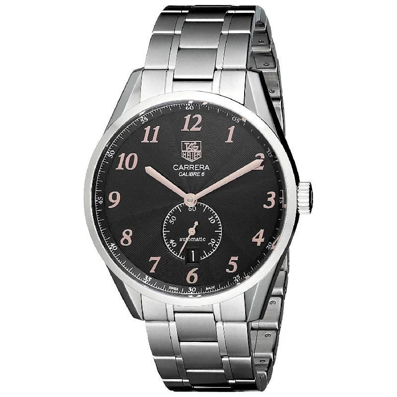 Titanium Cased Watches for Lightweight ComfortTag Heuer Men's WAS2114.BA0732 Carrera Heritage Stainless Steel Watch