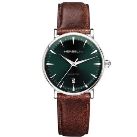 Dressy Watches for Evening EventsHerbelin Inspiration Automatic Men's Green Watch 1647AP16BR