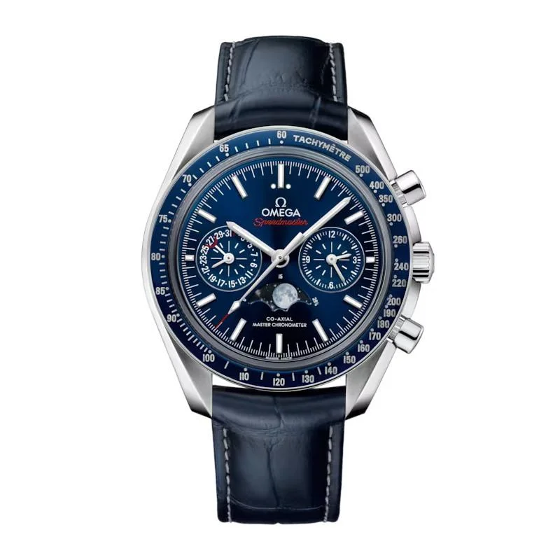 Watches with Sword-Style Hands for a Distinctive LookOmega Speedmaster | Mondphase | 304.33.44.52.03.001