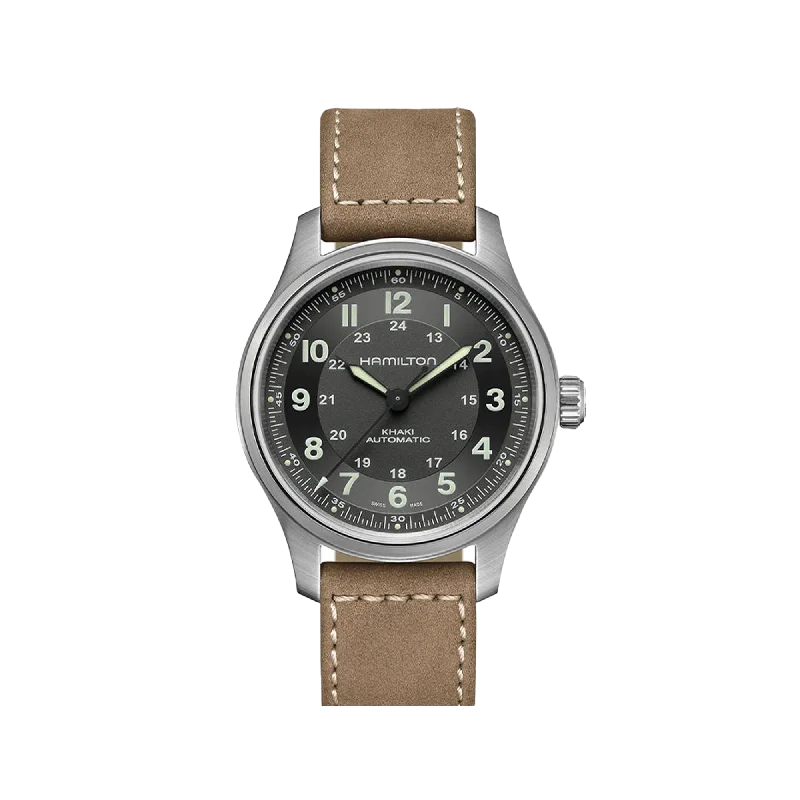 Watches with Gold Plated Cases for a Luxurious LookHamilton Khaki Field Titanium Auto