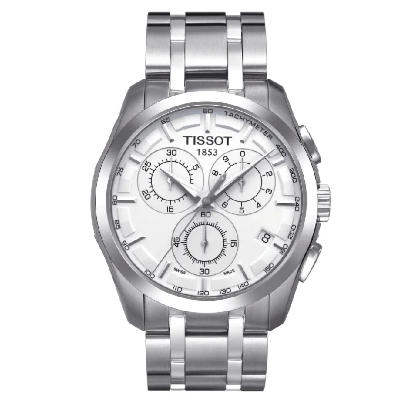 Watches with Baton-Style Hands for a Classic LookTISSOT COUTURIER CHRONOGRAPH T0356171103100