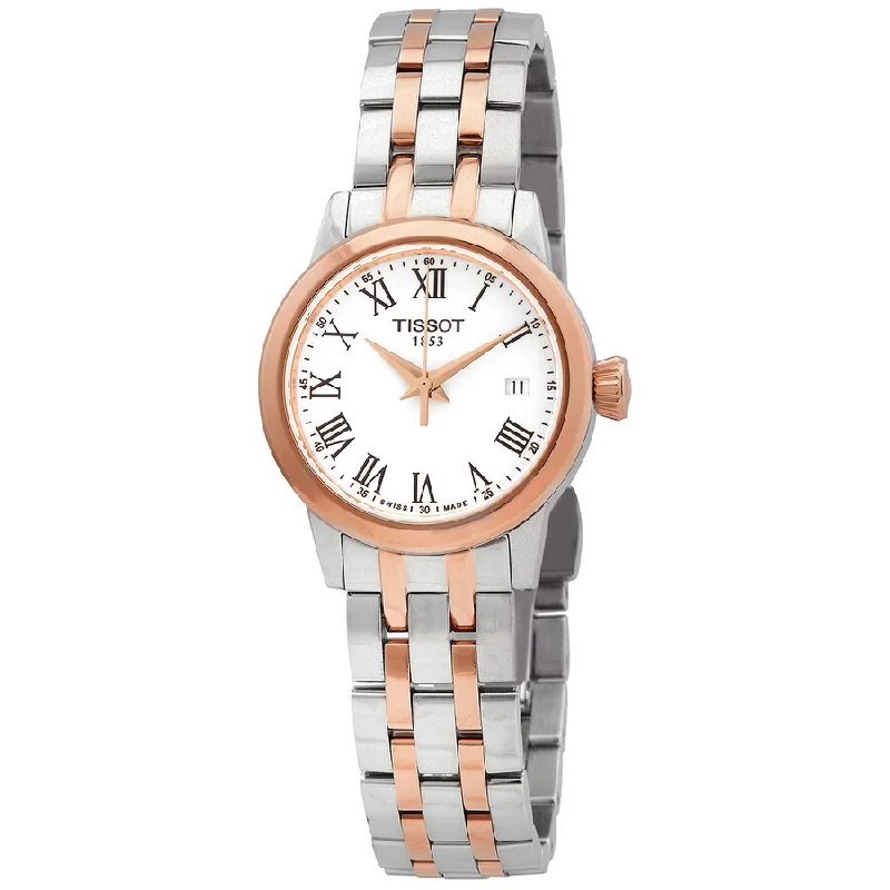 Watches with Embossed Dials for a Textured LookTissot Ladies T129.210.22.013.00 T-Classic Dream Date Quartz