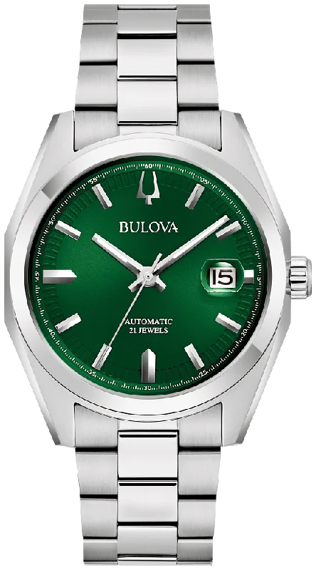 Watches with Embossed Dials for a Textured LookBULOVA SURVEYOR 96B429